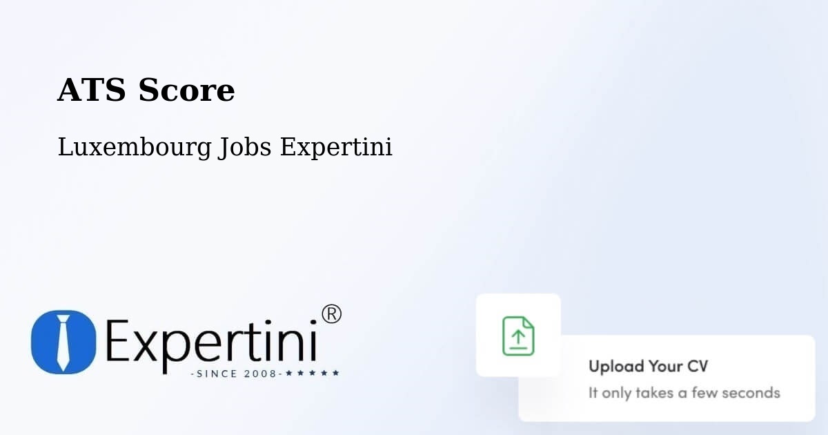 Resume ATS Score & Job Description Match Tool – Differdange - Luxembourg Jobs Expertini