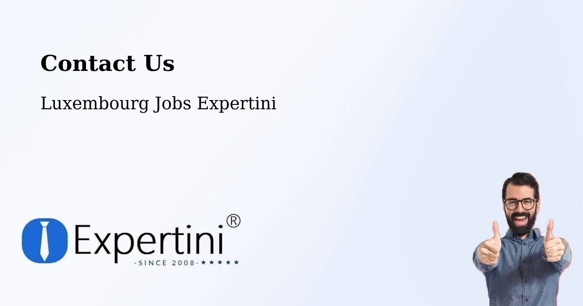 Contact Expertini – Differdange - Luxembourg Jobs Expertini