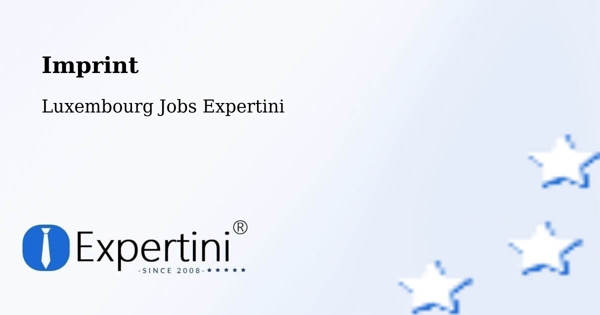 Imprint – Differdange - Luxembourg Jobs Expertini